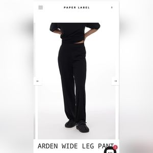 Paper Label Arden Wide Leg Pant